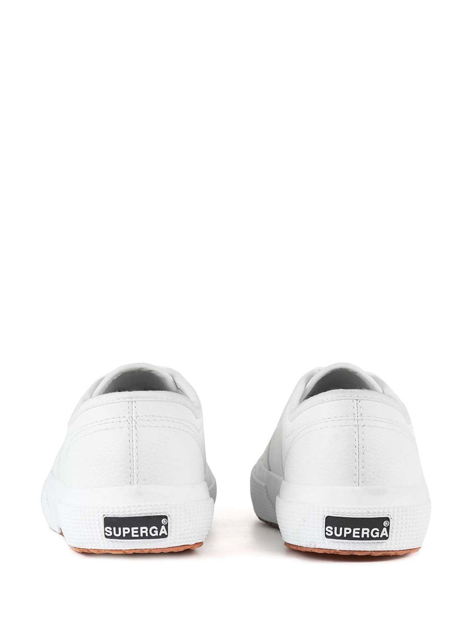 SUPERGA 2750 New Plus - Sneaker Unisex In Tela Di Cotone Bianco - Suola Alta 4 Cm - Comode E Iconiche