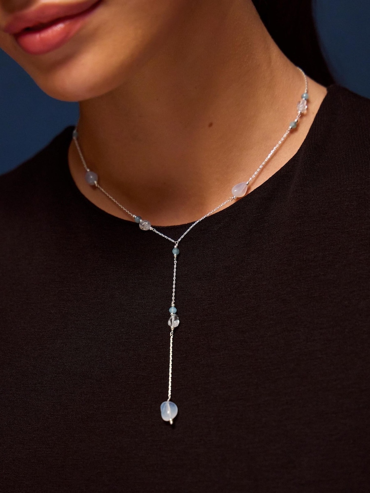 Naszyjnik lariat Accessorize z kwarcem - Obraz 2 z 2 Naszyjnik lariat Accessorize z kwarcem - Obraz 2 z 2