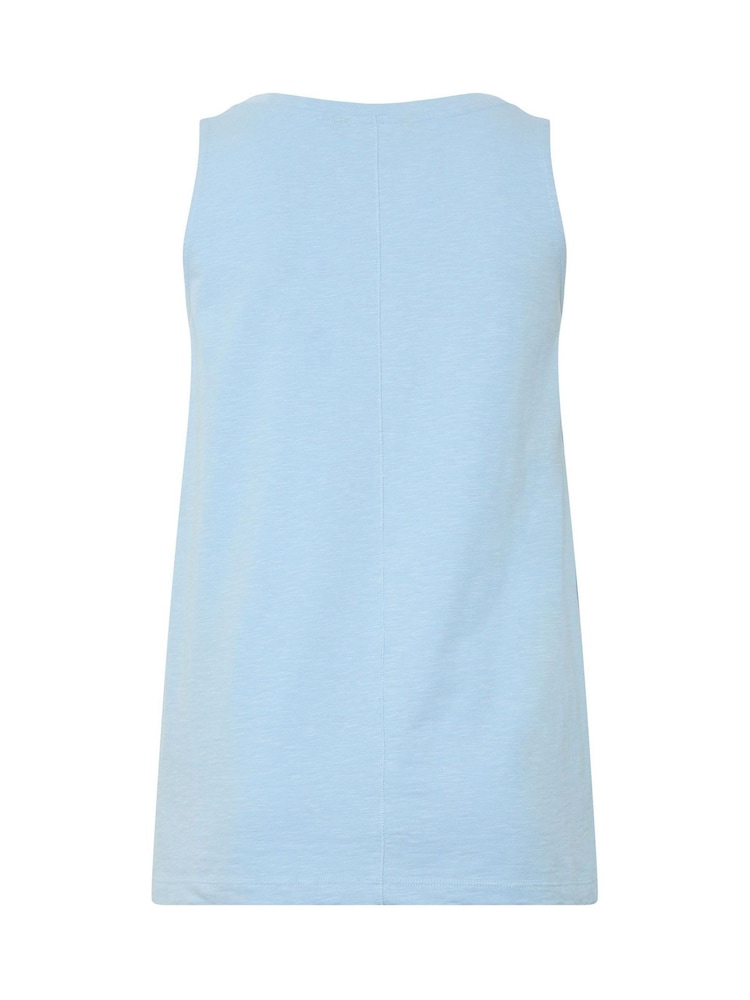 Evans Blue Premium Cotton Vest Top - Image 6 of 6 Evans Blue Premium Cotton Vest Top - Image 6 of 6