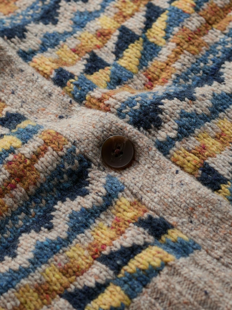 Seasalt Cornwall Blue Dawson Pick Fairisle Vest - Image 5 of 5 Seasalt Cornwall Blue Dawson Pick Fairisle Vest - Image 5 of 5