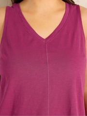 Evans Red Premium Cotton Vest Top - Image 4 of 5