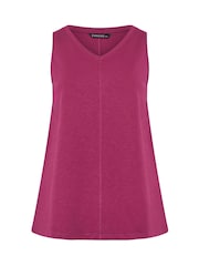 Evans Red Premium Cotton Vest Top - Image 5 of 5