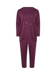 Rouge - Evans Luxe Top & Shorts Sweat Set - Image 6 sur 6