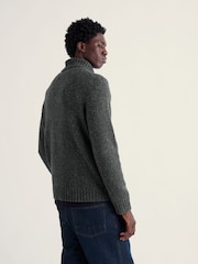 Seasalt Cornwall Grey Trowan Roll Neck Jumper - Image 3 of 5