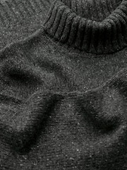 Seasalt Cornwall Grey Trowan Roll Neck Jumper - Image 5 of 5