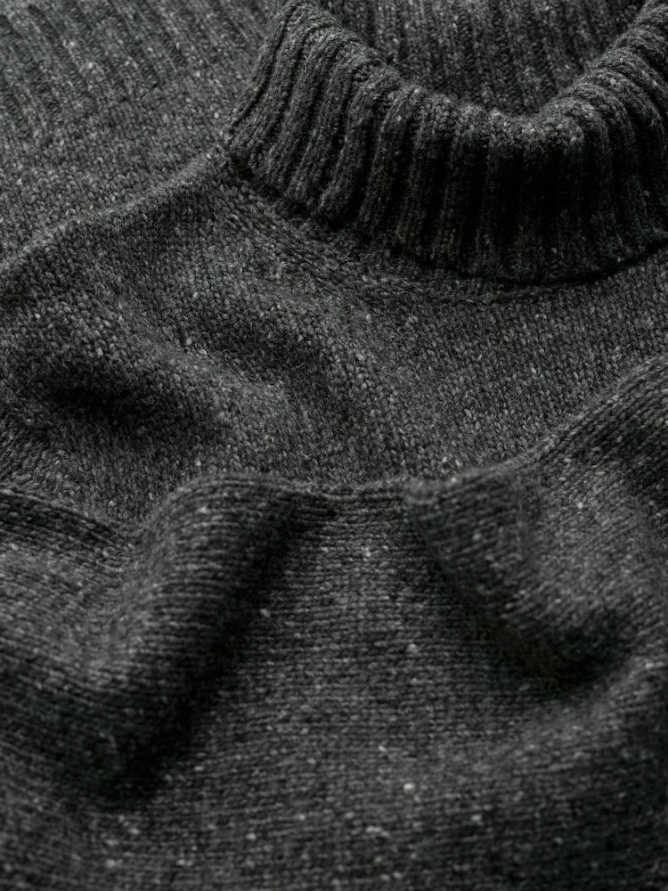 Seasalt Cornwall Grey Trowan Roll Neck Jumper - Image 5 of 5 Seasalt Cornwall Grey Trowan Roll Neck Jumper - Image 5 of 5