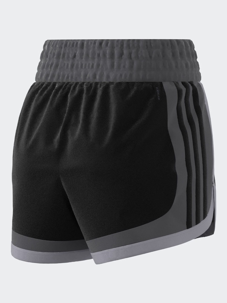 adidas Black Pacer Colourblock Shorts - Image 6 of 6 adidas Black Pacer Colourblock Shorts - Image 6 of 6