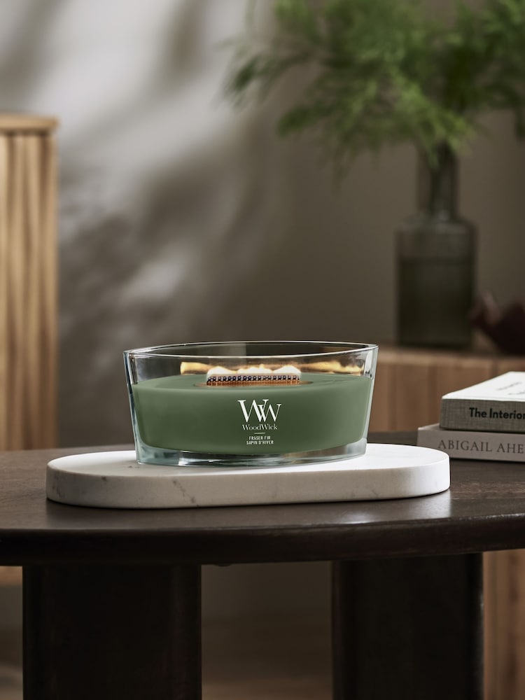 Woodwick Fraser Fir Ellipse Candle - Image 1 of 4 Woodwick Fraser Fir Ellipse Candle - Image 1 of 4
