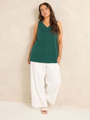 Evans Green Premium Cotton Vest Top - Image 2 of 5