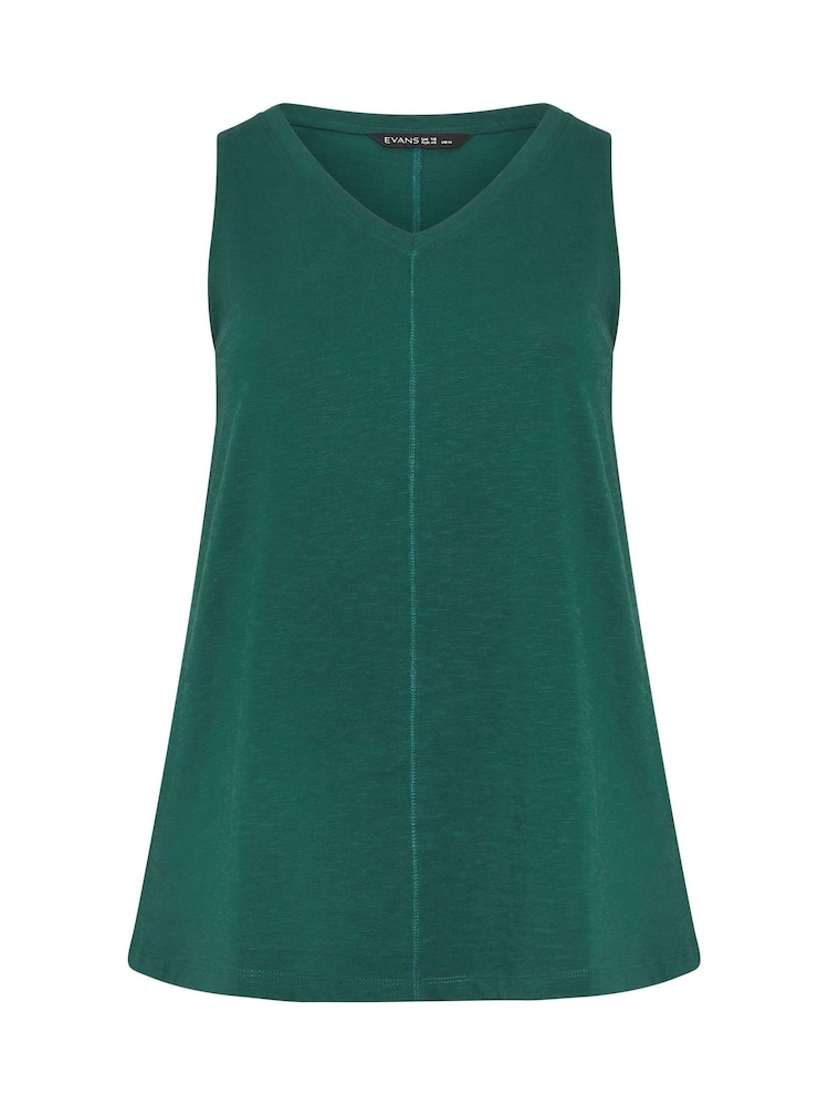 Evans Green Premium Cotton Vest Top - Image 5 of 5 Evans Green Premium Cotton Vest Top - Image 5 of 5