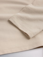 The Set 4 Pack Long Sleeve Skinny Fit Cropped T-Shirts Neutral - Image 7 of 7