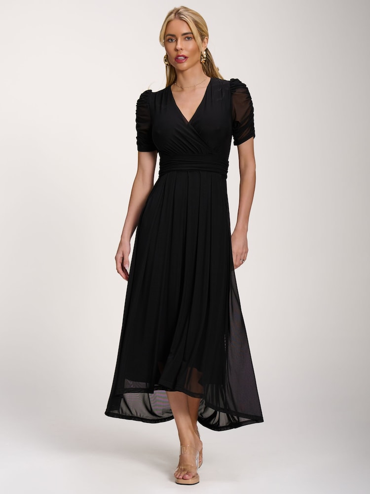 organza midi dress WH PLAN Bridal Sheath Long Sleeved shimmering this strapless midi dress Ruffle Prom Dresses Rebdolls plus size Peasant Color:Weathered Farm House