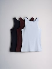 The Set lot de 3 gilets de course côtelés - Image 1 de 6