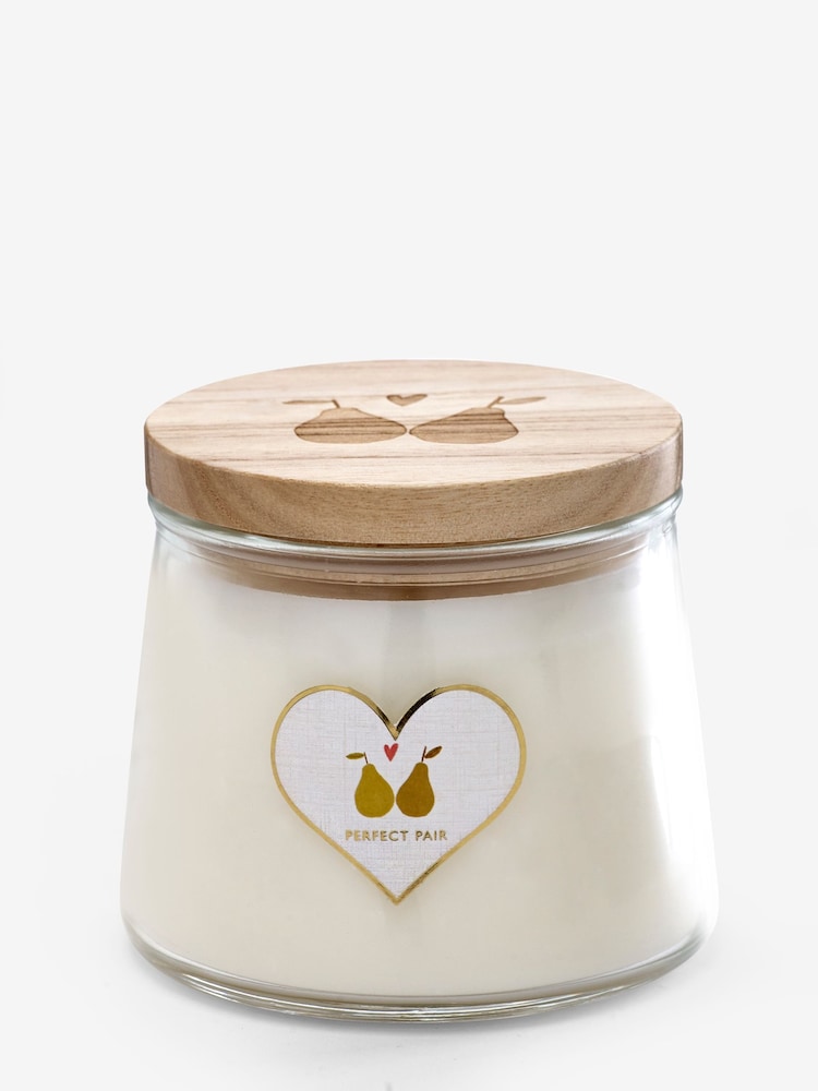 Green Perfect Pair Heart Pear Scented Candle - Image 4 of 4