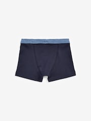 Blue Soft Waistband Trunks 5 Pack (2-16yrs) - Image 2 of 3