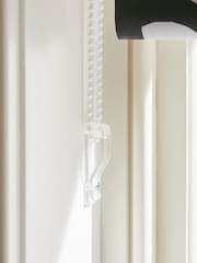 Black/White Ready Made Blackout Bathroom Roller Blind Abstract Print - Image 4 of 5
