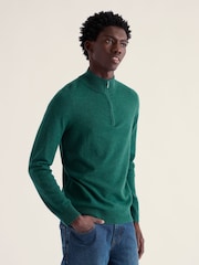 Πράσινο - Seasalt Cornwall Prow 1/4 Zip Jumper - Εικόνα 1 από 5