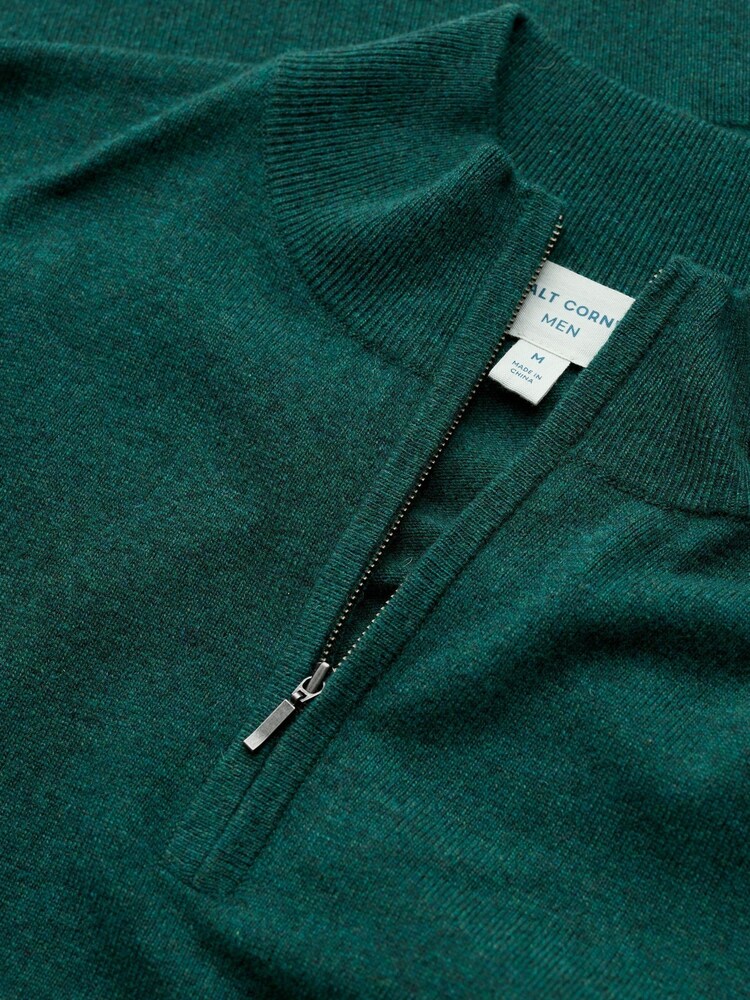 Πράσινο - Seasalt Cornwall Prow 1/4 Zip Jumper - Εικόνα 5 από 5