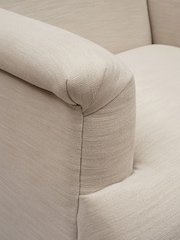 Cotswold Company Natural George Cotton Linen Weave Armchair - Image 5 of 5