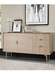 Bentley Designs Natural Dansk Wide Sideboard - Image 1 of 3