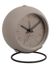 Karlsson Dark Grey Nirvana Globe Alarm Clock - Image 2 of 3