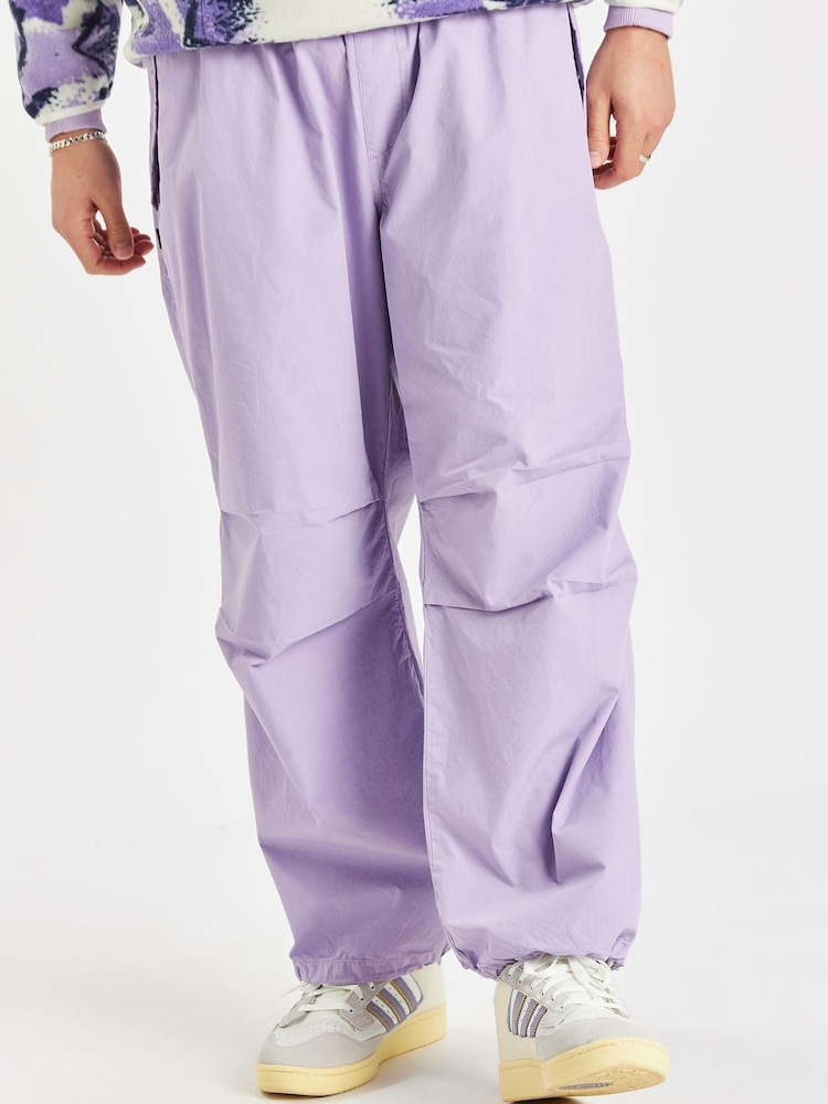 Harper & Lewis Purple Parachute Trousers - Image 2 of 6