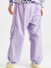 Harper & Lewis Purple Parachute Trousers - Image 3 of 6