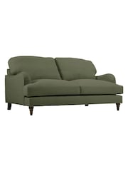 Cotswold Company Forest Green Linen Burton 3 Seater Sofa - Image 2 of 4
