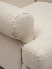 Cotswold Company Natural William Cotton Linen Weave Armchair - Image 5 of 5