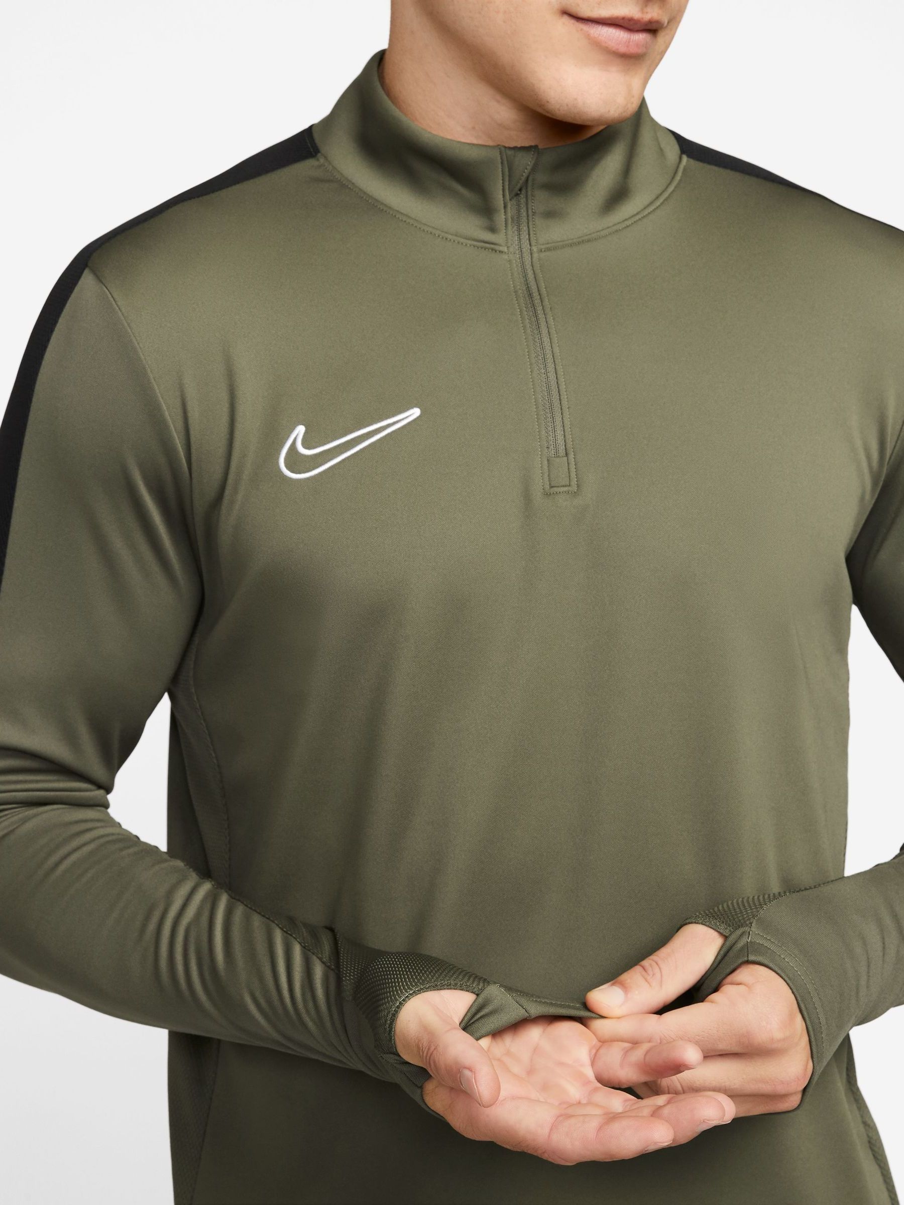 Nike half zip khaki shop