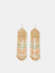 Accessorize моншақпен безендірілген ұзын сырғалар - 2суретінің 2 суреті