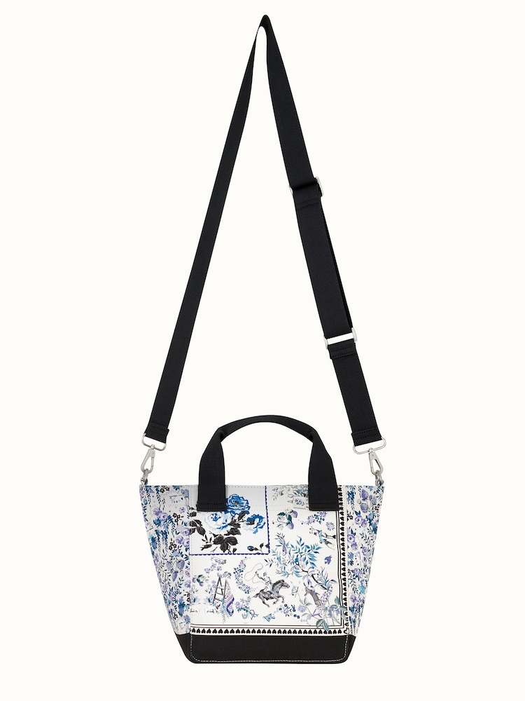 Cath Kidston Blue Strawberry Garden Print Small Bonded Tote Bag - Image 9 of 9