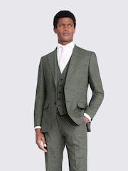 Куртка MOSS Tailored Fit Green Puppytooth Performance - Изображение 1 из 7