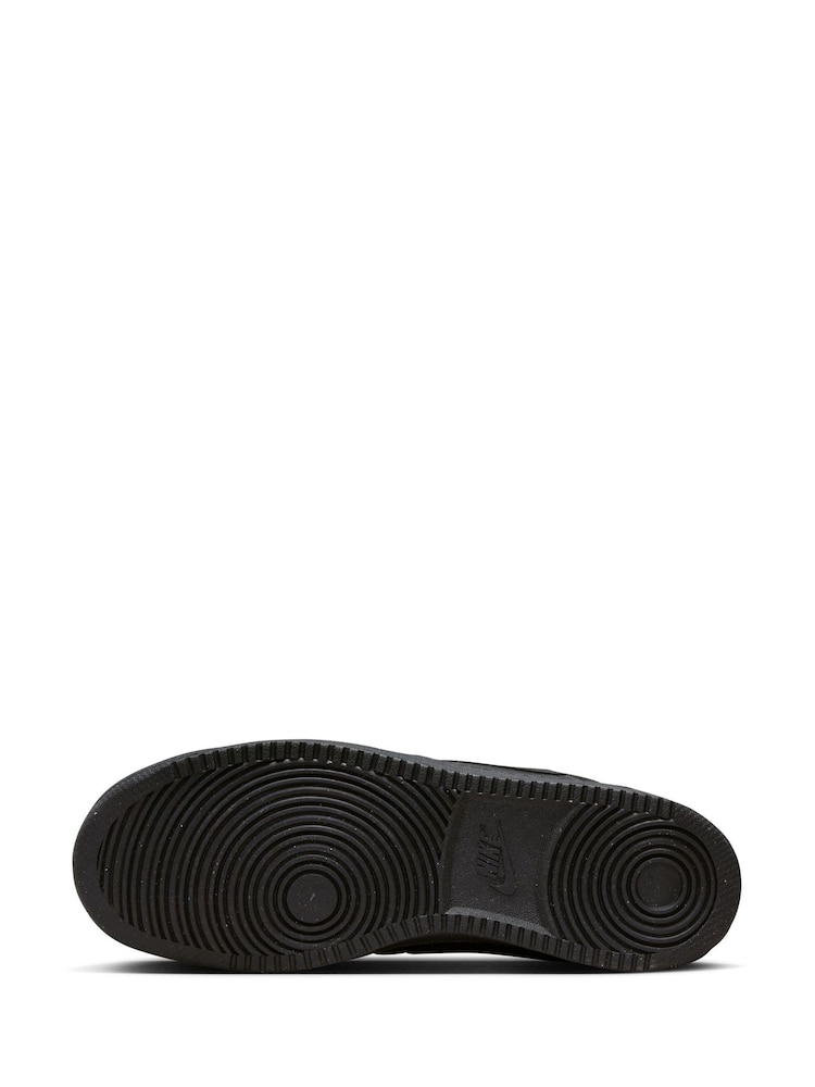 Nike Black/Black Court Vision Low Trainers - Image 10 of 12
