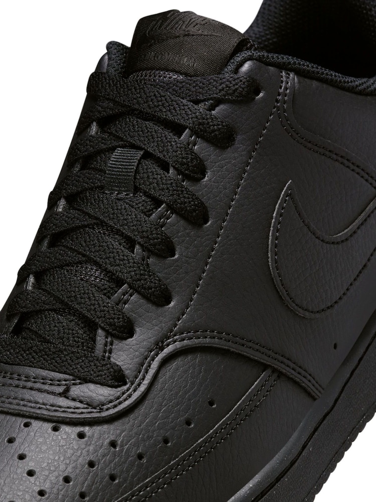 Черные/черные - Низкие кроссовки Nike Court Vision - Image 10 of 10 Черные/черные - Низкие кроссовки Nike Court Vision - Image 10 of 10