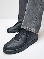 Черные/черные - Низкие кроссовки Nike Court Vision - Изображение 2 из 12