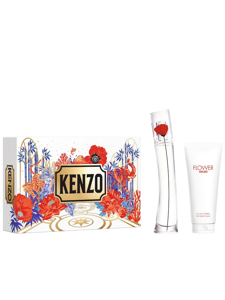 Kenzo Flower By Kenzo Eau De Perfum 30ml 75ml Body Lotion Set - Image 1 of 2 Kenzo Flower By Kenzo Eau De Perfum 30ml 75ml Body Lotion Set - Image 1 of 2