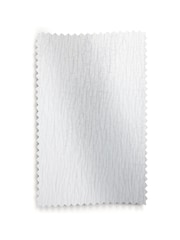 White Crinkle Slot Top Voile Unlined Sheer Panel Curtain - Image 3 of 3