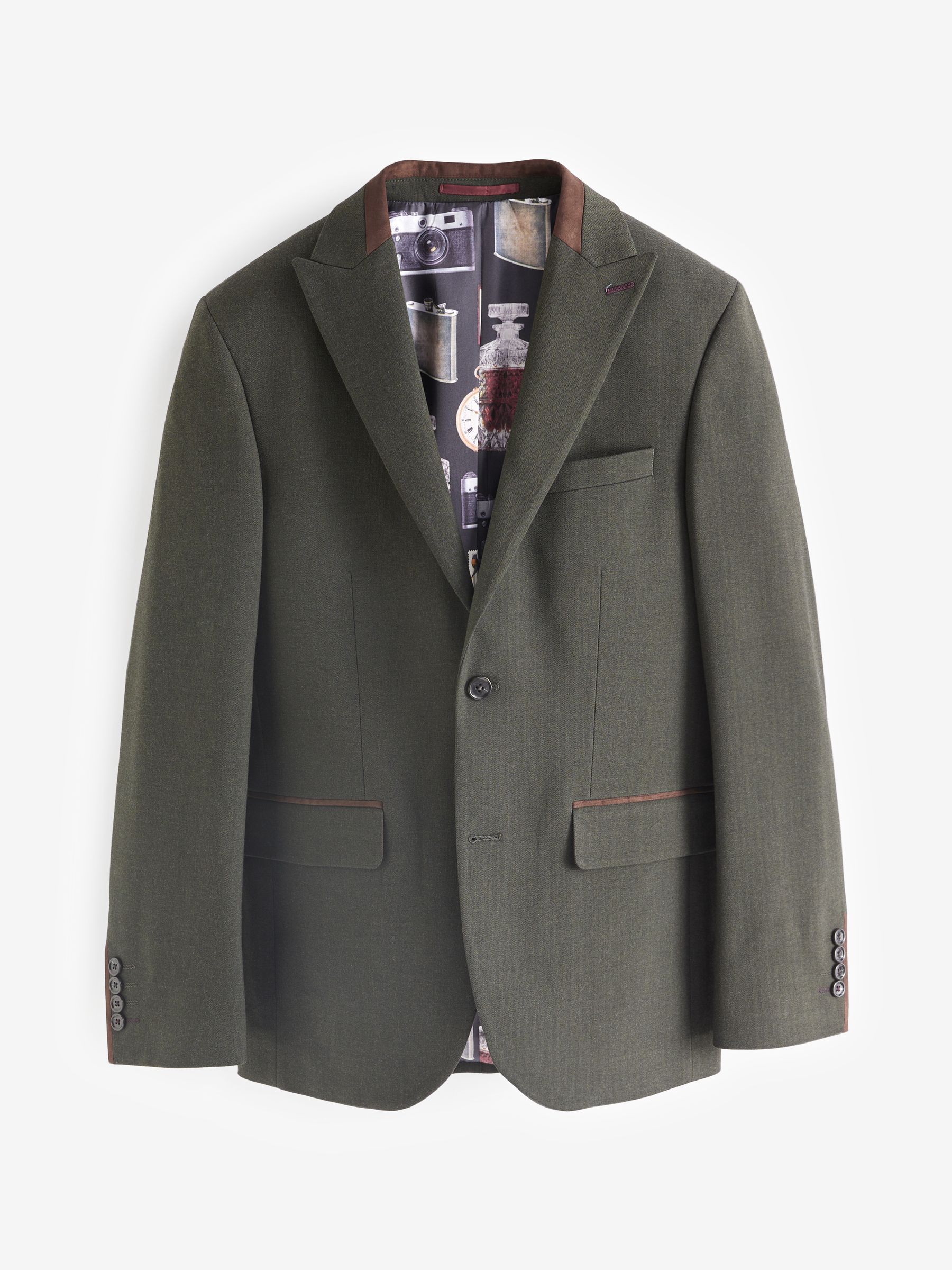Buy Green Tailored Fit Herringbone Suit Jacket from Next USA Buy Green Tailored Fit Herringbone Suit Jacket from Next USA