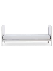 CuddleCo Grey Juliet Cot Bed with Mother and Baby Rose Gold Sprung Mattress - Image 3 of 5