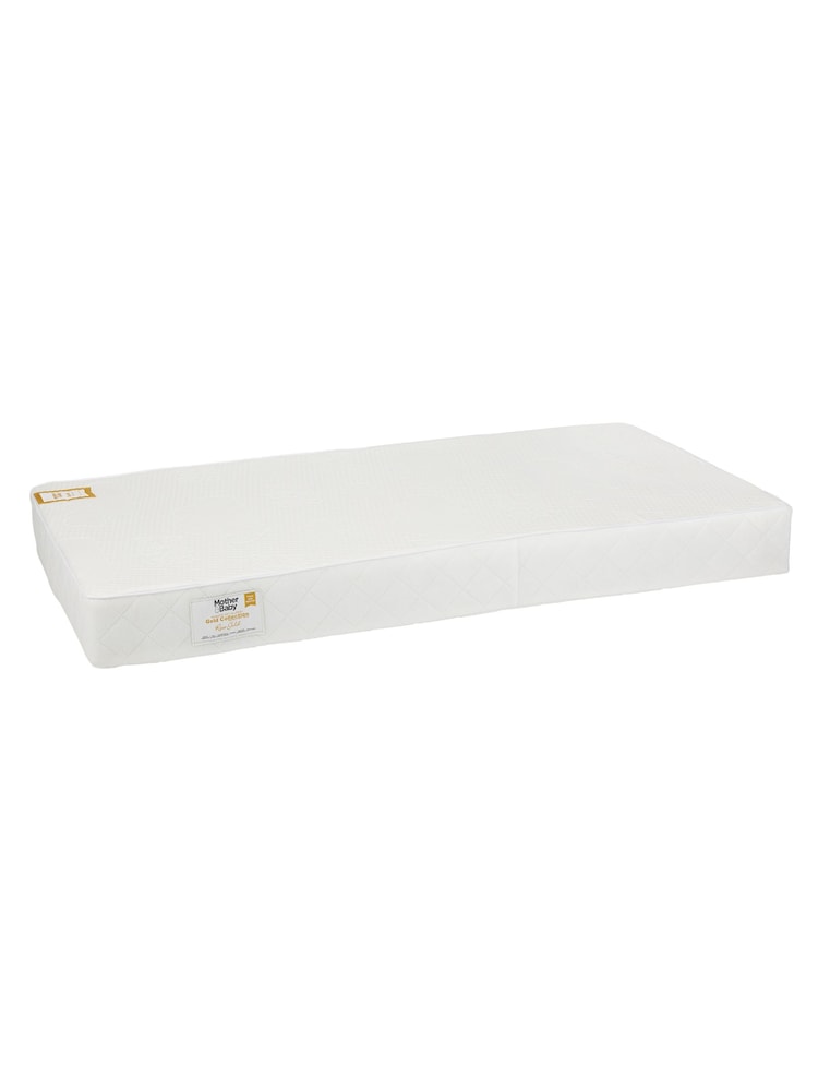 CuddleCo Grey Juliet Cot Bed with Mother and Baby Rose Gold Sprung Mattress - Image 5 of 5