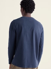 Seasalt Cornwall Blue Merthen Long Sleeve Top - Image 2 of 5