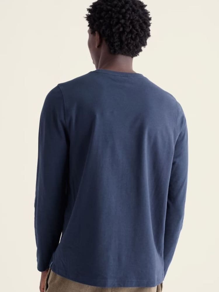 Seasalt Cornwall Blue Merthen Long Sleeve Top - Image 2 of 5 Seasalt Cornwall Blue Merthen Long Sleeve Top - Image 2 of 5