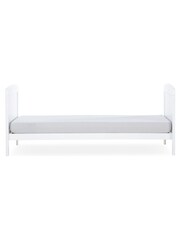 CuddleCo Grey Juliet Cot Bed with Mother and Baby Rose Gold Sprung Mattress - Image 5 of 7