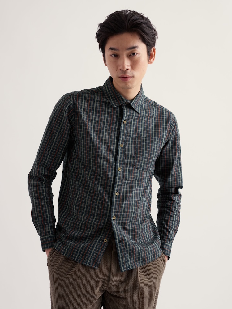 Seasalt Cornwall Blue Goosander Shirt - Image 1 of 5