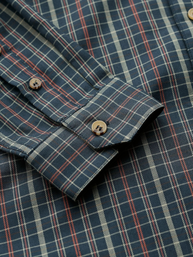 Seasalt Cornwall Blue Goosander Shirt - Image 5 of 5
