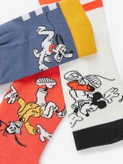 adidas Red Kids Performance Disney's Mickey Mouse Socks 3 Pack - Image 2 of 4