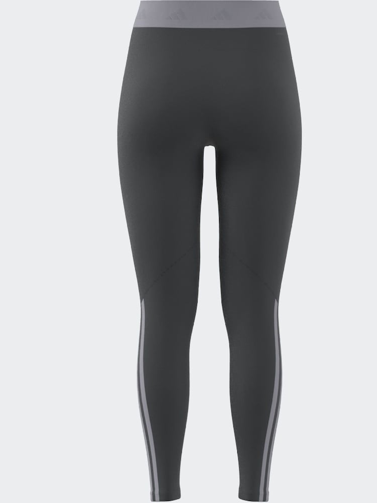adidas Grey Hyperglam Full Length Leggings - Image 8 of 8