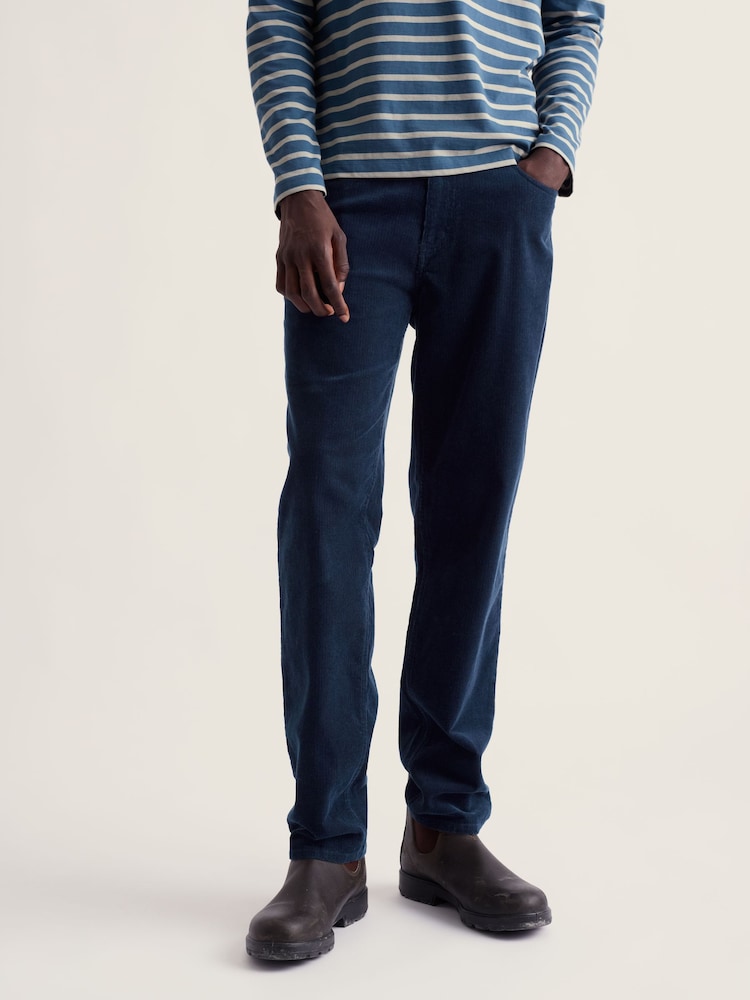 Seasalt Cornwall Blue Felling Cord Trousers - Image 1 of 5 Seasalt Cornwall Blue Felling Cord Trousers - Image 1 of 5