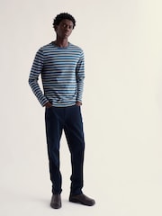 Seasalt Cornwall Blue Felling Cord Trousers - Image 2 of 5